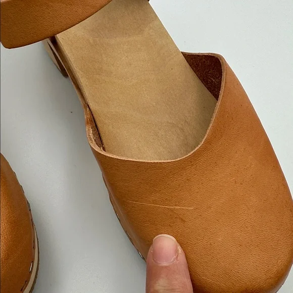 Swedish hasbeens krillan clog Sz38 US8 - Picture 4 of 13